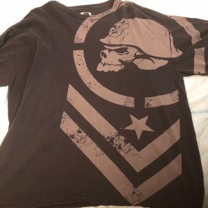 Black SS Metal Mulisha Shirt XL